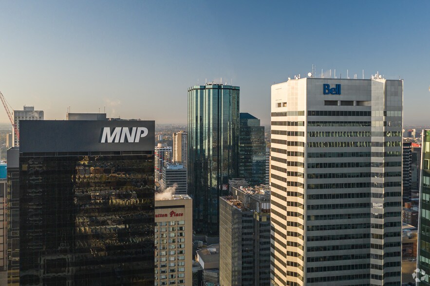 10180 101 St NW, Edmonton, AB for lease - Aerial - Image 2 of 3