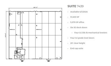 2301-2337 Gravel Dr, Fort Worth, TX for lease Floor Plan- Image 1 of 1