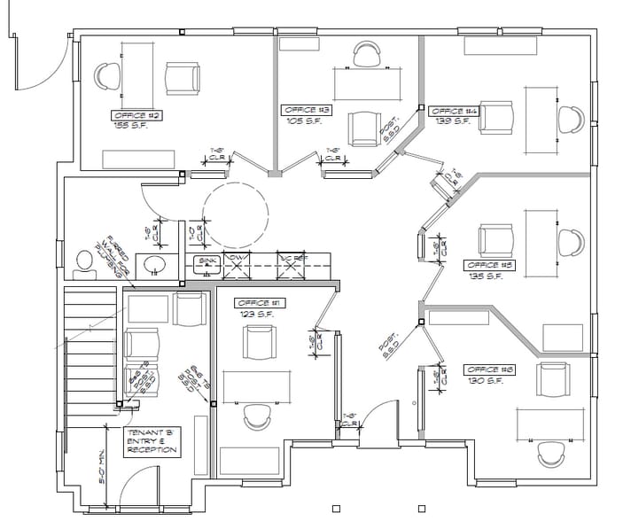 342 Railroad Ave, Danville, CA for lease - Floor Plan - Image 2 of 3