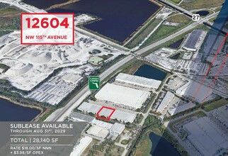 12600-12608 NW 115th Ave, Medley, FL for lease Building Photo- Image 1 of 6