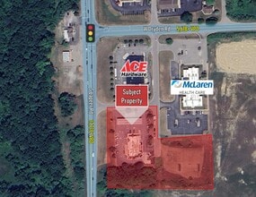 3989 S Lapeer Rd, Metamora, MI - AERIAL  map view - Image1