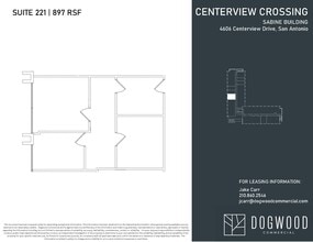 4538 Centerview Dr, San Antonio, TX for lease Floor Plan- Image 1 of 1