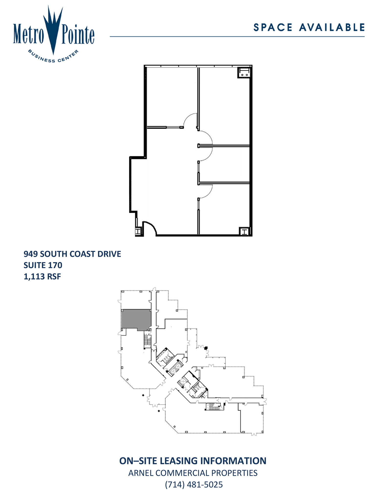 949 S Coast Dr, Costa Mesa, CA for lease Floor Plan- Image 1 of 1