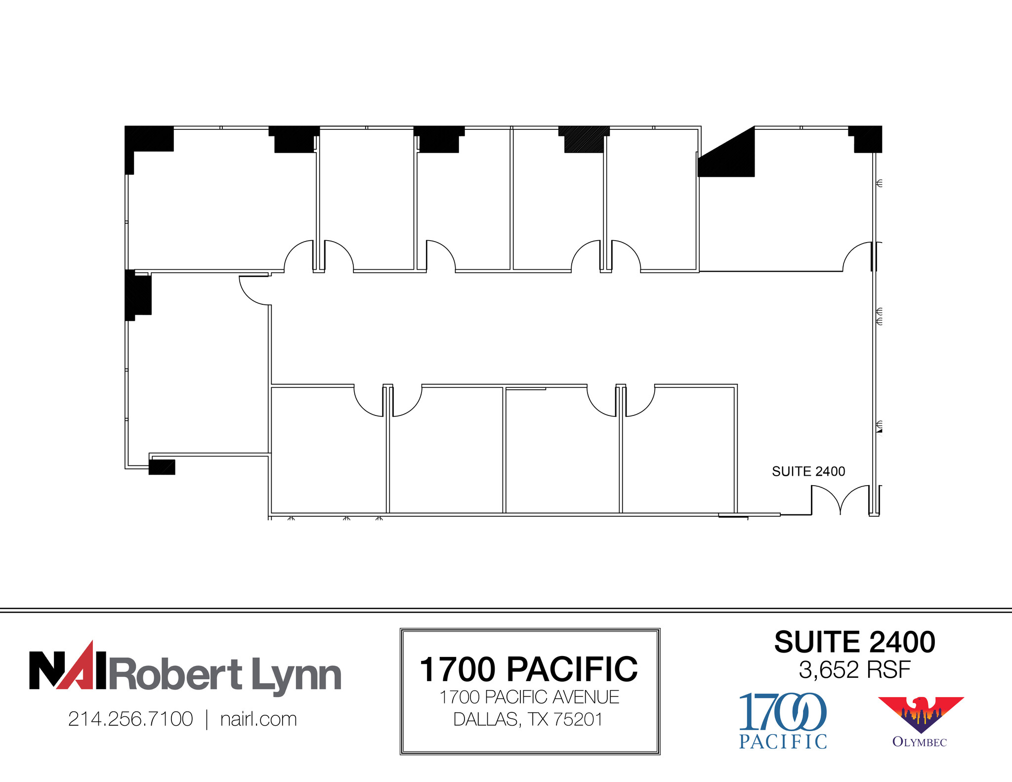 1700 Pacific Ave, Dallas, TX for lease Floor Plan- Image 1 of 1