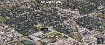 2064 N Woodford St, Decatur, IL - aerial  map view