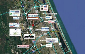 1972 Lpga Blvd, Daytona Beach, FL - Aerial  map view - Image1