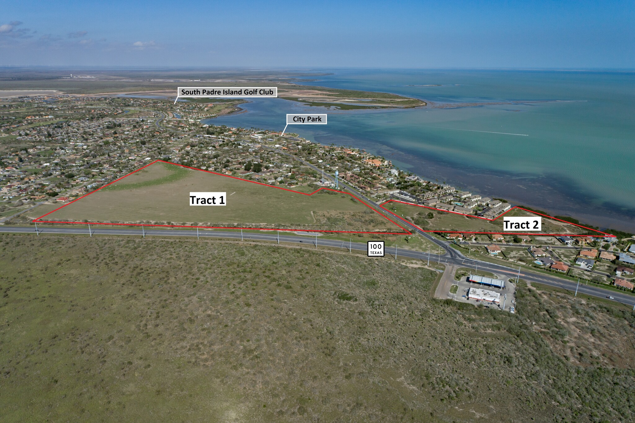 FM 510 & Highway 100, Laguna Vista, TX for sale Aerial- Image 1 of 1