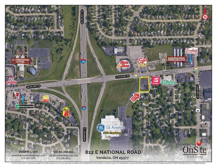 812 E National Rd, Vandalia, OH for sale - Aerial - Image 2 of 5