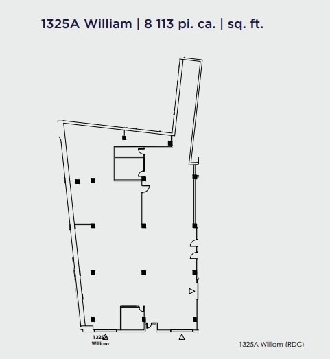 1320-1390 Rue Barré, Montréal, QC for lease Floor Plan- Image 1 of 1