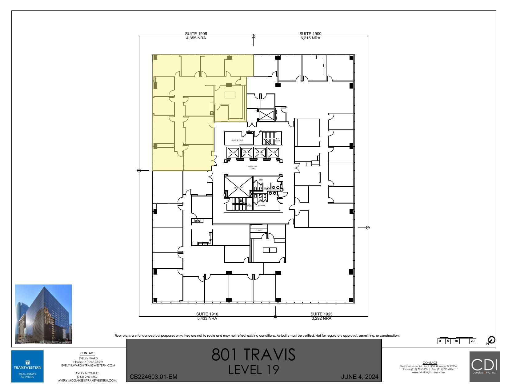 801 Travis St, Houston, TX for sale Floor Plan- Image 1 of 1