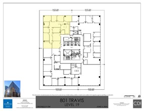 801 Travis St, Houston, TX for sale Floor Plan- Image 1 of 1