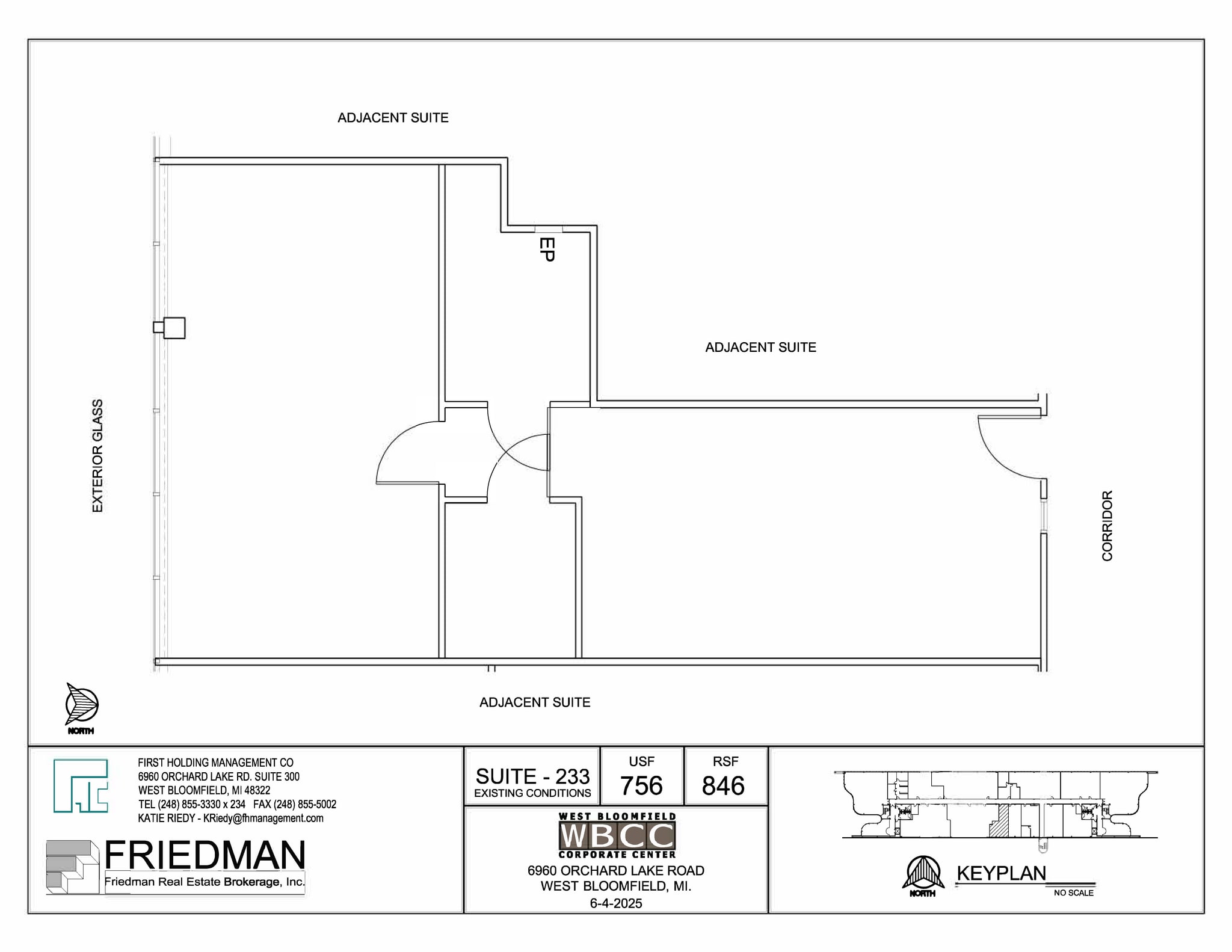 6960 Orchard Lake Rd, West Bloomfield, MI for lease Floor Plan- Image 1 of 2