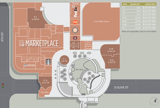 350 S Grand Ave, Los Angeles, CA for lease Floor Plan- Image 1 of 1