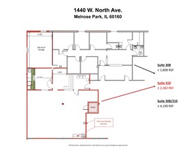 1440 W North Ave, Melrose Park, IL for lease Site Plan- Image 2 of 2