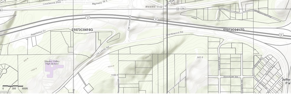 6255 Old Leeds Rd, Birmingham, AL for sale - Plat Map - Image 1 of 3