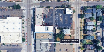 58-64 Broadway, Denver, CO for lease Aerial- Image 2 of 10