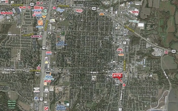 307 S McDonald St, McKinney, TX - Aerial map view