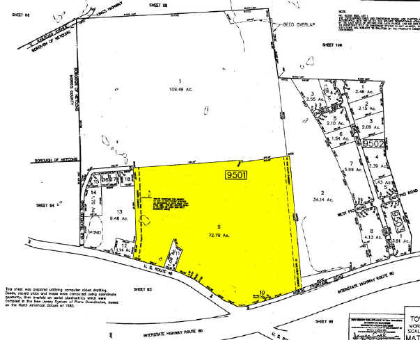 1881 US Highway 46, Ledgewood, NJ for sale - Plat Map - Image 1 of 1