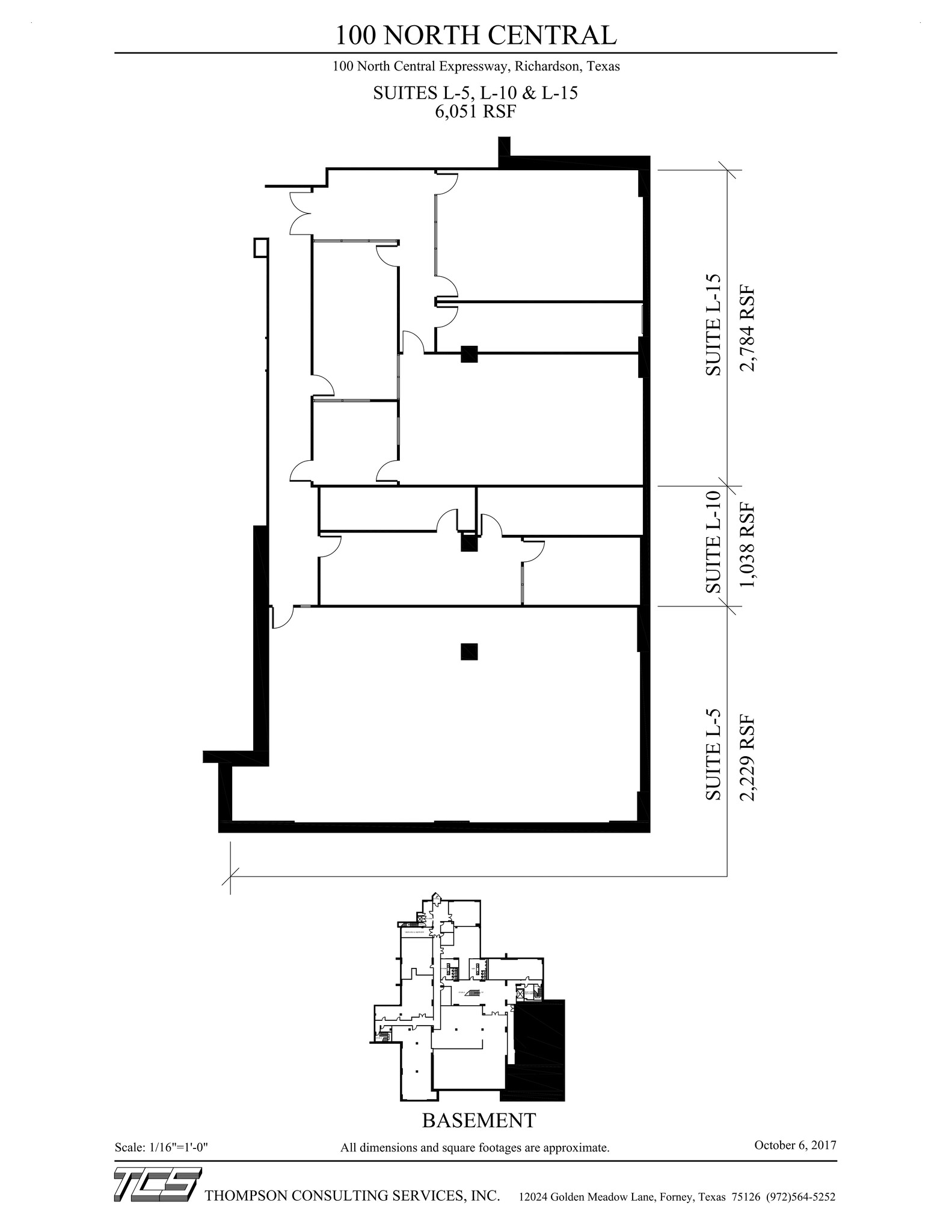 100 N Central Expy, Richardson, TX for lease Site Plan- Image 1 of 1