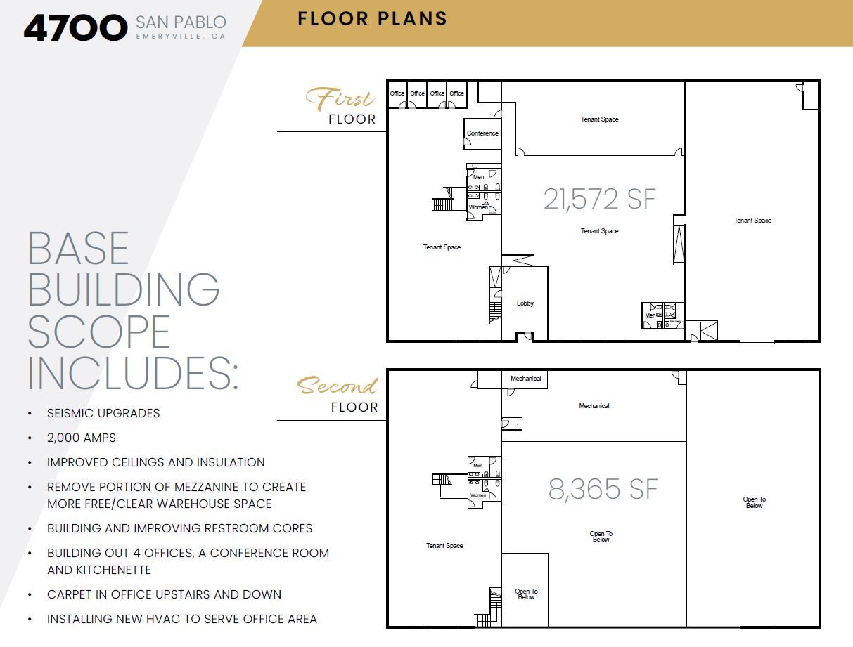 4700 San Pablo Ave, Emeryville, CA for lease Floor Plan- Image 1 of 2