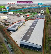 Trafford Gate, Manchester, GTM - Aerial map view