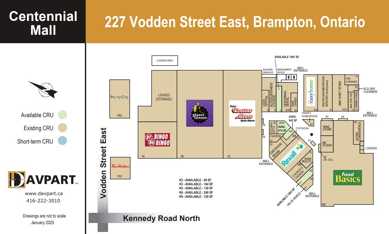 225-227 Vodden St, Brampton, ON for lease Site Plan- Image 1 of 1
