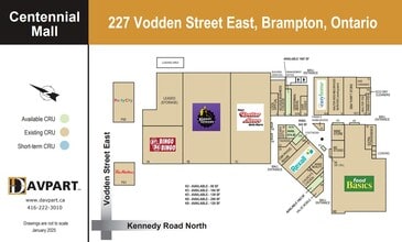 225-227 Vodden St, Brampton, ON for lease Site Plan- Image 1 of 1