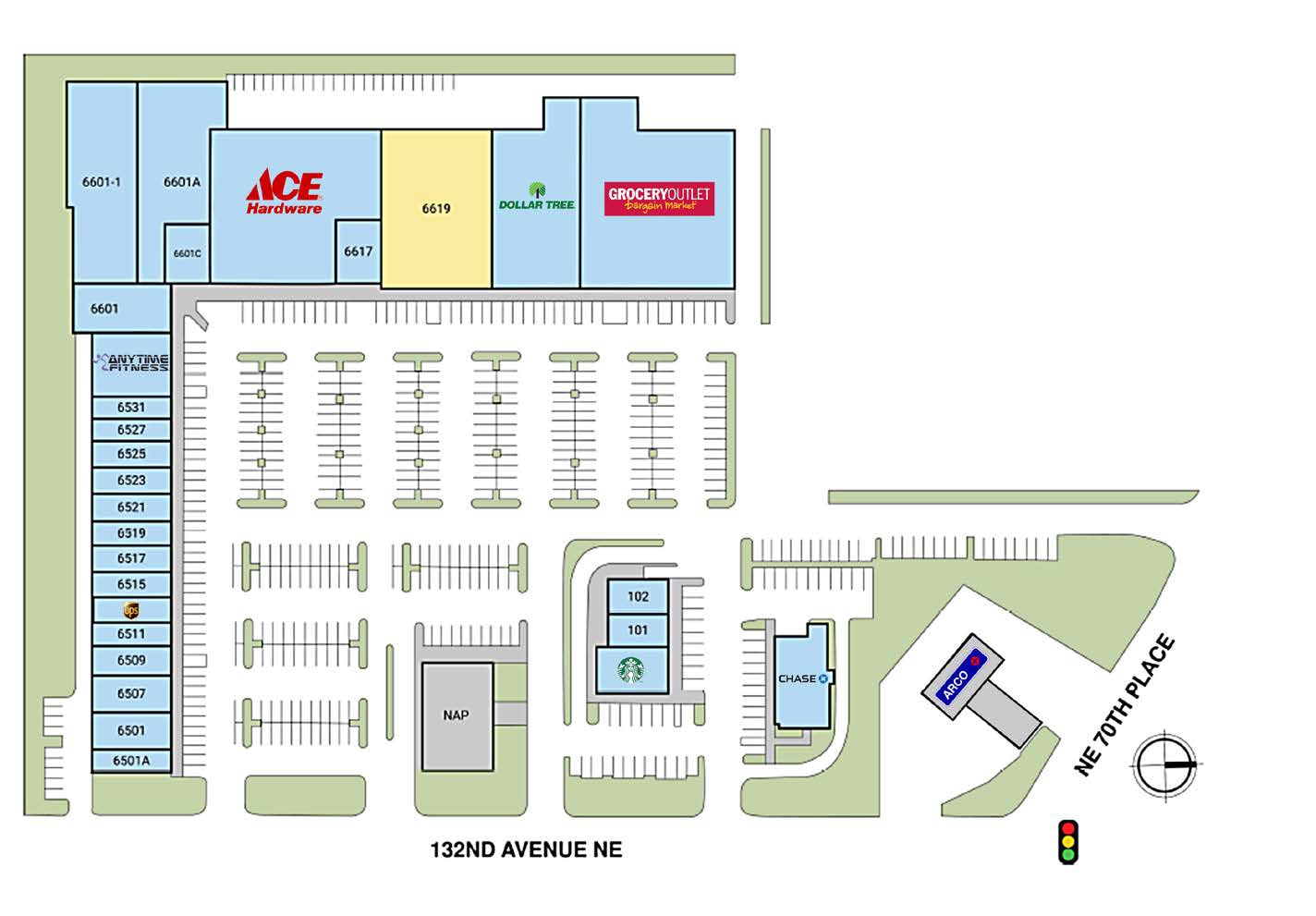 6501-6625 132nd Ave NE, Kirkland, WA for lease Site Plan- Image 1 of 1