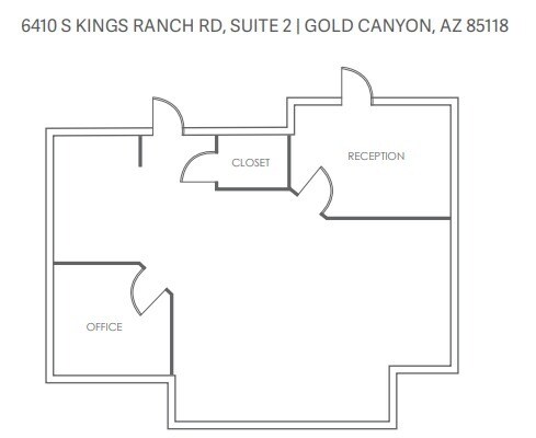6410 S Kings Ranch Rd, Gold Canyon, AZ for lease Floor Plan- Image 1 of 1