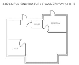 6410 S Kings Ranch Rd, Gold Canyon, AZ for lease Floor Plan- Image 1 of 1