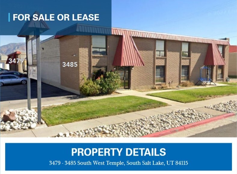 3485 S West Temple, South Salt Lake, UT for sale Building Photo- Image 1 of 5