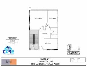 1701 N Collins Blvd, Richardson, TX for lease Floor Plan- Image 1 of 1