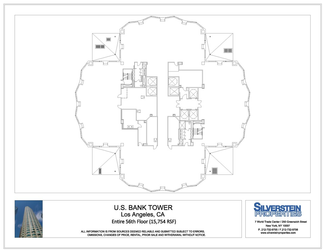 633 W 5th St, Los Angeles, CA for lease Floor Plan- Image 1 of 1