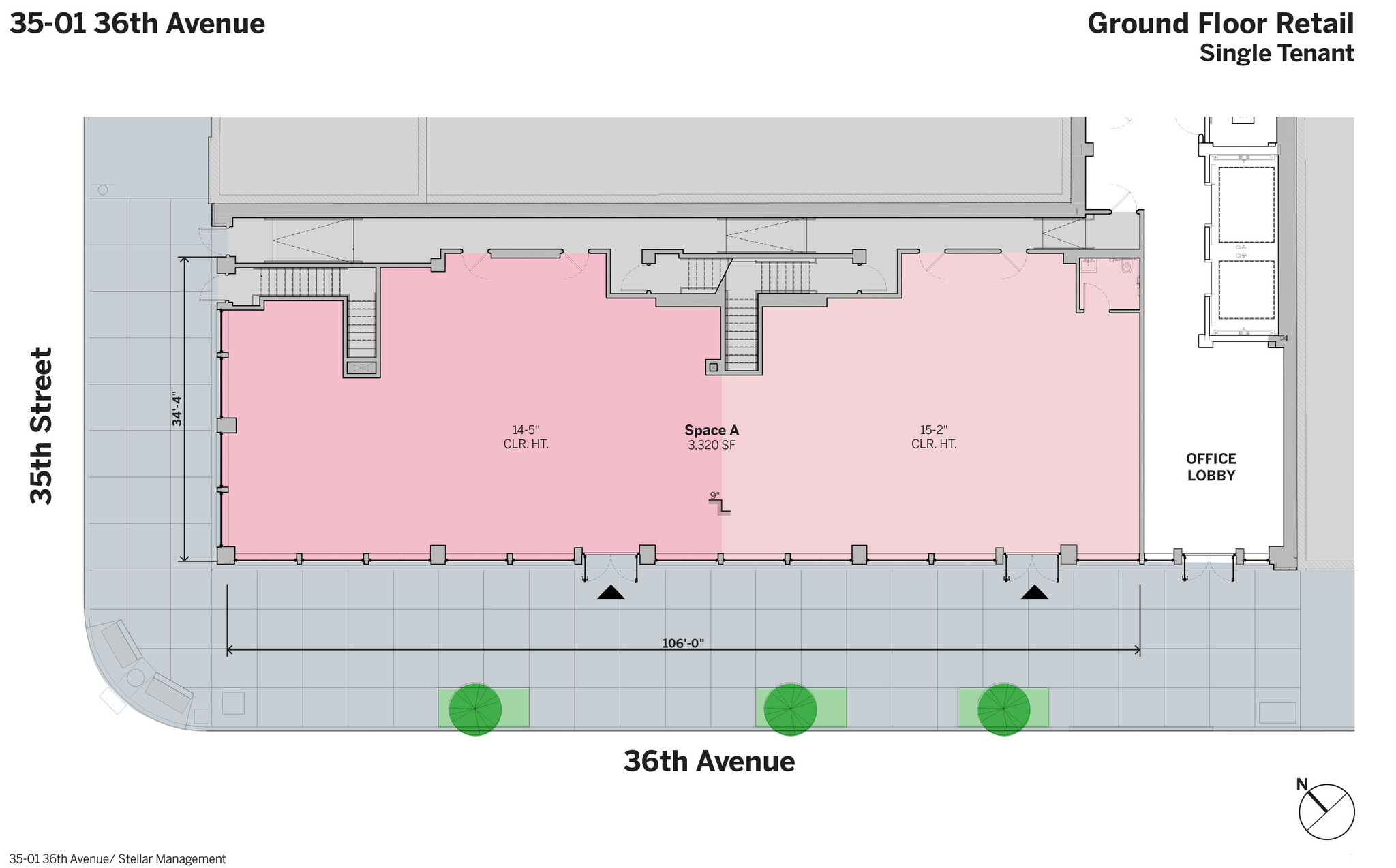 3501 36th Ave, Astoria, NY for lease Floor Plan- Image 1 of 2