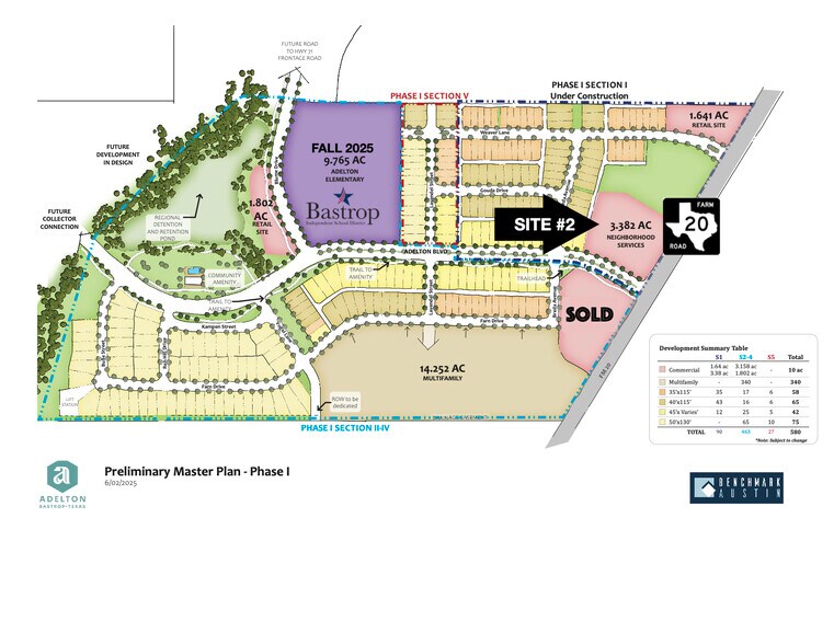 Retail #2 Adelton, Bastrop, TX for sale - Building Photo - Image 1 of 1