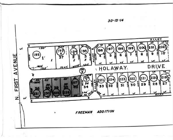 3410 N 1st Ave, Tucson, AZ for sale - Plat Map - Image 2 of 5