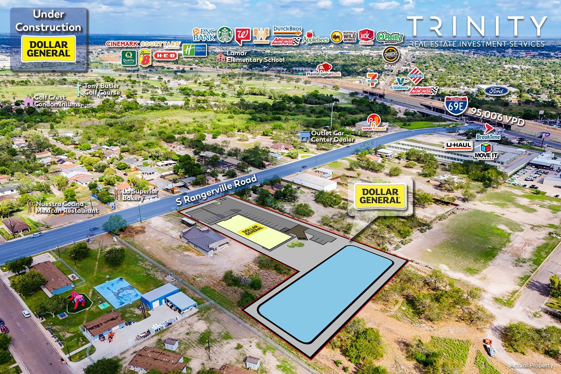 549 S Rangerville Rd, Harlingen, TX 78552 2024 Dollar General