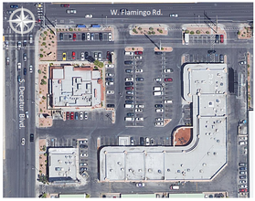 4825 W Flamingo Rd, Las Vegas, NV - aerial  map view