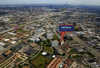 6464 Savoy Dr, Houston, TX - aerial  map view