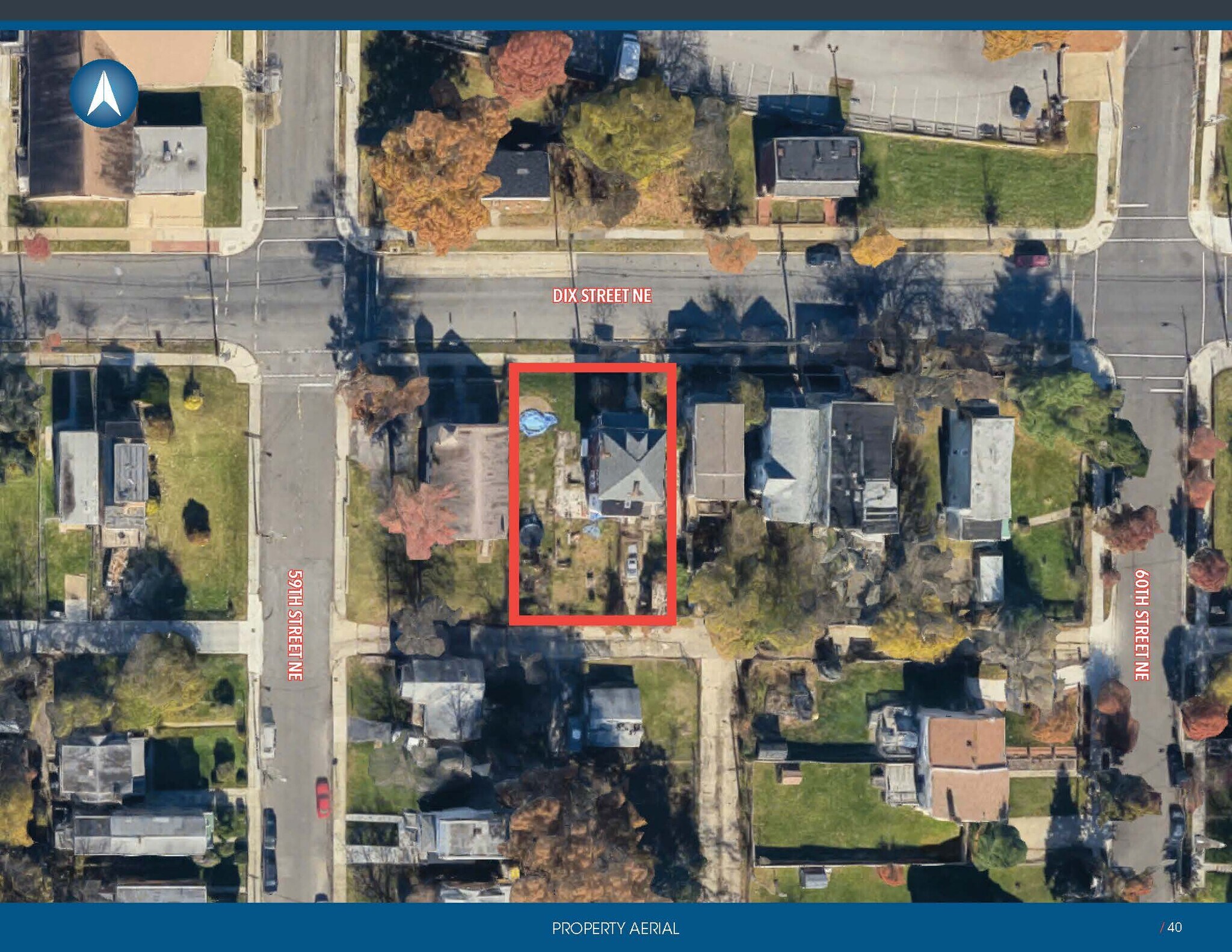 5907 NE Dix St, Washington, DC for sale Aerial- Image 1 of 1