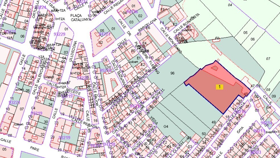 Land in Roquetes, Tarragona for sale - Site Plan - Image 2 of 3