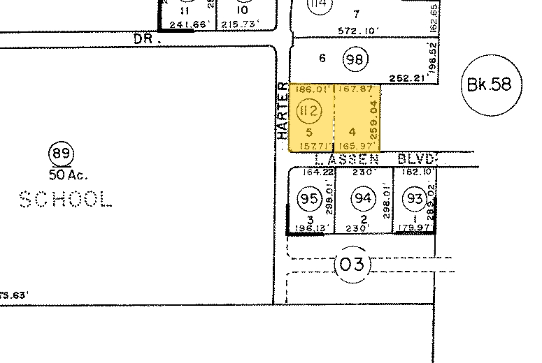 855 Harter Pky, Yuba City, CA for sale - Plat Map - Image 1 of 1