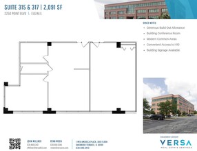 2250 Point Blvd, Elgin, IL for lease Floor Plan- Image 2 of 2