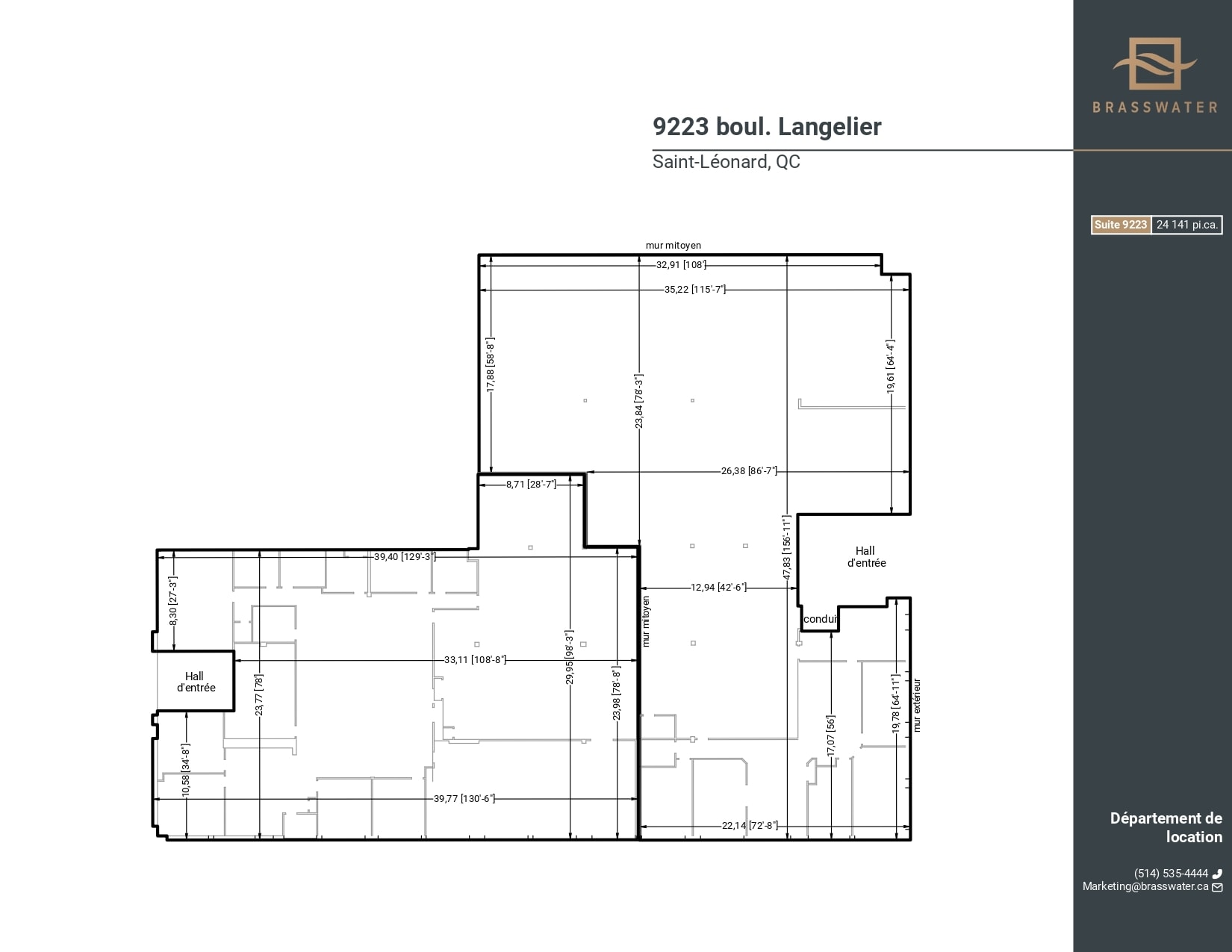 9175-9225 Boul Langelier, Montréal, QC for lease Floor Plan- Image 1 of 1