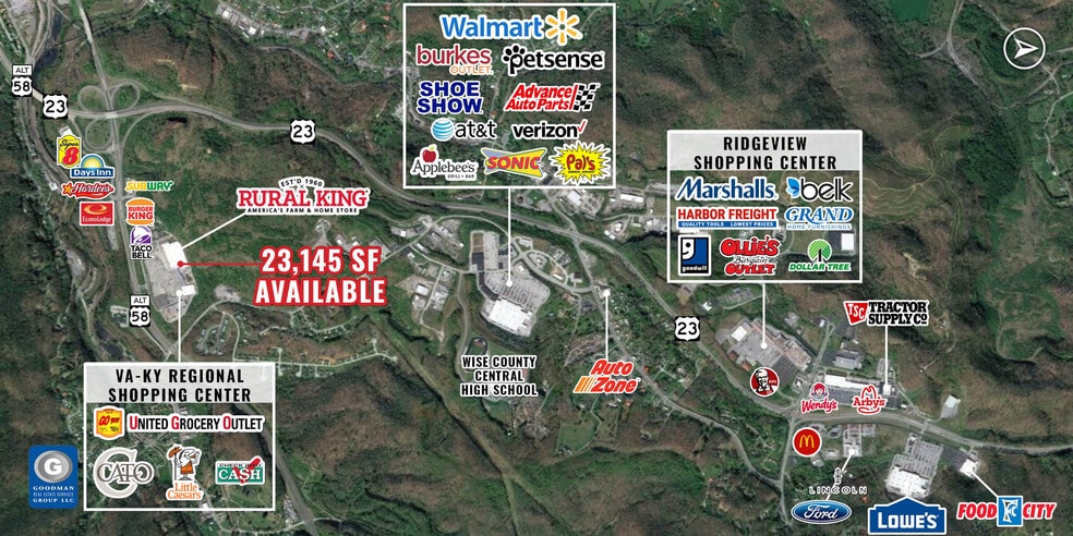 640-700 Hwy 58 E, Norton, VA for lease - Building Photo - Image 2 of 4