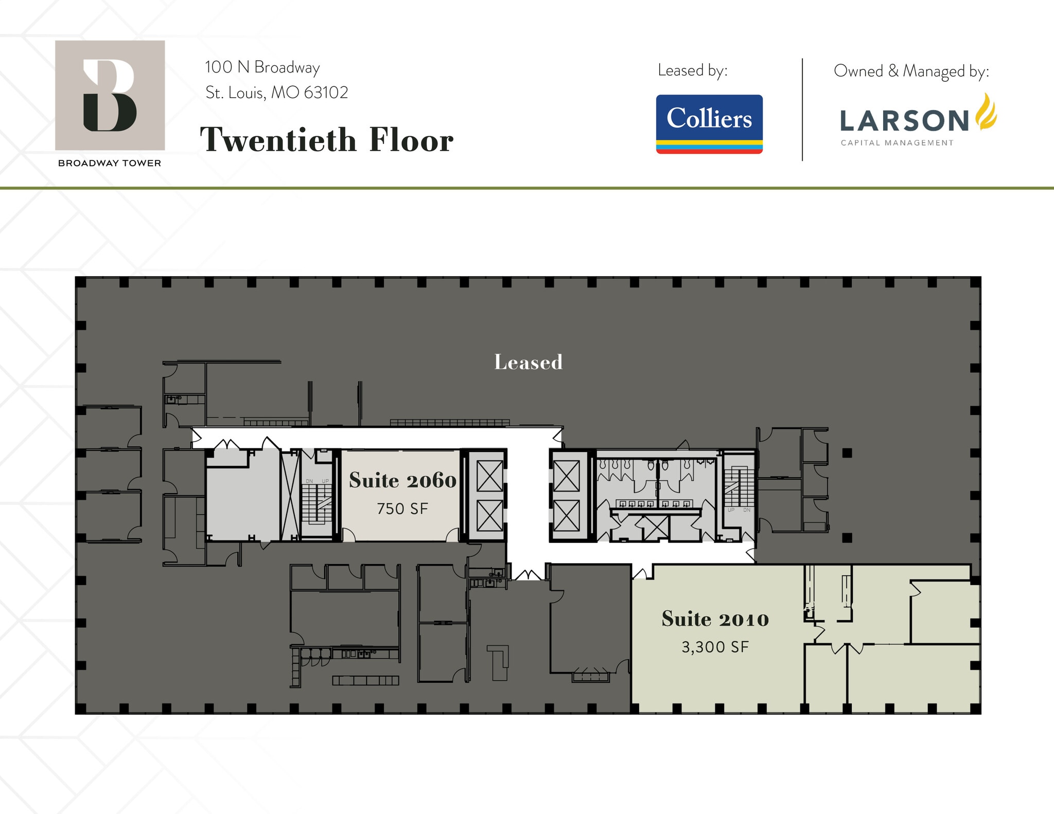 100 N Broadway, Saint Louis, MO for lease Floor Plan- Image 1 of 1