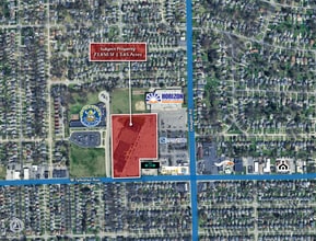 2600-2602 W Sylvania Ave, Toledo, OH - AERIAL  map view - Image1