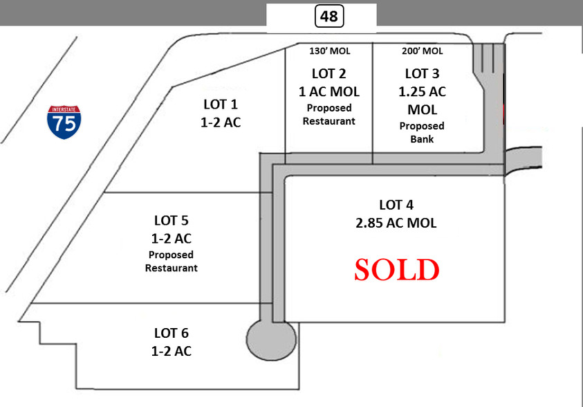 I-75, Bushnell, FL for lease - Building Photo - Image 2 of 3