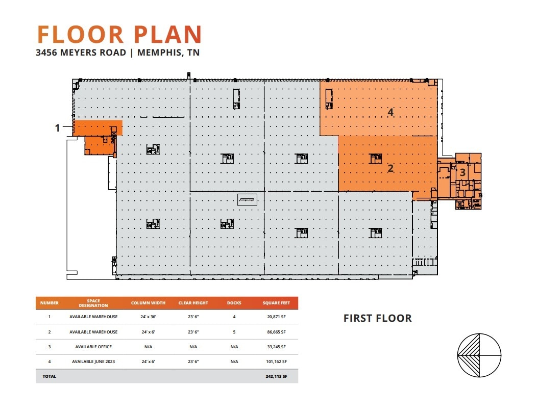 3456 Meyers Rd, Memphis, TN for lease Floor Plan- Image 1 of 1