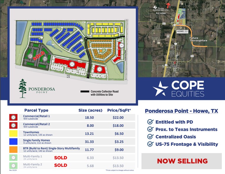 US-75 & Ponderosa Rd, Howe, TX for sale - Other - Image 1 of 1